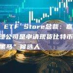 The ETF Store总裁：嘉信资产管理公司是申请现货比特币ETF的“黑马”候选人