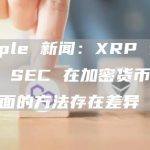 Ripple 新闻：XRP 律师强调 SEC 在加密货币清晰度方面的方法存在差异