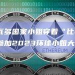 萨尔瓦多国家小姐穿着“比特币”服装参加2023环球小姐大赛
