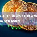 瑞波CEO：美国SEC有关加密行业的诉讼引起混乱