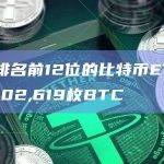 目前排名前12位的比特币ETF共持有102,619枚BTC