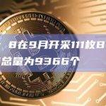 Hut 8在9月开采111枚BTC，储备总量为9366个