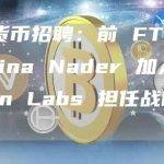 加密货币招聘：前 FTX 高管 Sina Nader 加入 Mysten Labs 担任战略主管