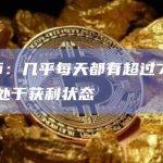 分析师：几乎每天都有超过70%的BTC处于获利状态