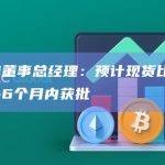前贝莱德董事总经理：预计现货比特币ETF将在3-6个月内获批