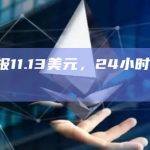 ICP现报11.13美元，24小时涨幅达19.8%