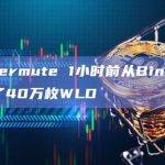 Wintermute 1小时前从Binance提取了40万枚WLD
