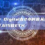Galaxy Digital在2小时前从Gemini提取了2,615枚ETH