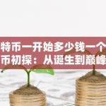 比特币发行价多少钱？