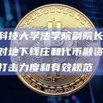 西南科技大学法学院副院长：应加大对地下钱庄和代币融资交易平台打击力度和有效规范