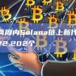 Solana上使用SPL代币标准铸造了惊人的72202个新代币