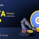 Streamr (DATA) 在HotsCoin上线