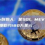 SOL MEV机器人在20秒内赚取约180万美元