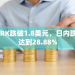 STRK跌破1.8美元，日内跌幅达到28.88%
