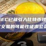 美国SEC已就引入比特币现货ETF期权交易的可能性征求公众意见