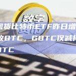 8支现货比特币ETF昨日增持12,187枚BTC，GBTC仅减持429枚BTC