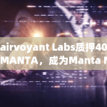 Clairvoyant Labs质押40万枚MANTA，成为Manta Network Collator节点