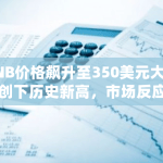 BNB价格飙升至350美元大关，创下历史新高，市场反应热烈