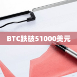 BTC比特币最新行情跌破51000美元