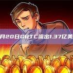 2月20日GBTC流出1.37亿美元