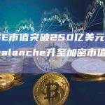 DOGE市值突破250亿美元，超越Avalanche升至加密市值排名第9