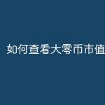 如何查看大零币市值？