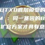 基于UTXO底层模型的原生BVM ：同一基因的BTC L2扩容方案才具有意义与价值