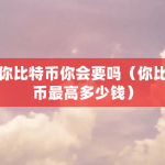 给你比特币你会要吗（你比特币最高多少钱）