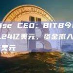 Bitwise CEO：BITB今日交易量1.24亿美元，资金流入约2900万美元