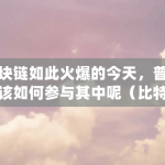 区块链如此火爆的今天，普通人该如何参与其中呢（比特币城市）