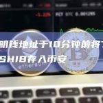 某聪明钱地址于10分钟前将759亿枚SHIB存入币安