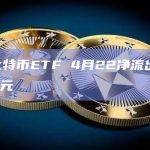 现货比特币ETF 4月22净流出4640万美元