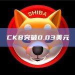 CKB币今日价格最新突破0.03美元