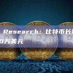 BCA Research：比特币长期价值可达10万美元