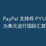 PayPal 支持将 PYUSD 兑换为美元进行国际汇款