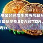 TON基金会已向生态内活跃Meme币交易员空投30万枚TON