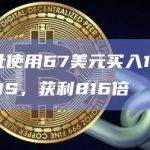 某地址使用67美元买入1,270万LUIS，获利816倍